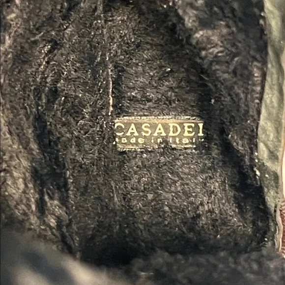 Casadei Brown Leather Knee- High Boots Women's Size:US  5.5 B - Picture 12 of 16